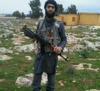 Abdel Rahmane Maliki, un des combattants du Front Nosra, originaire de l’Arabie saoudite, tué par l’armée syrienne à Homs le 5 novembre 2013.   