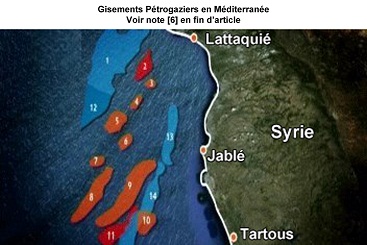 Gisements Pétrogaziers en Méditerranée