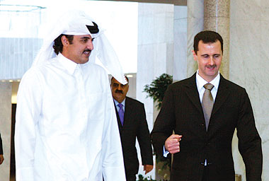 Un message de l’émir du Qatar au président Assad?!