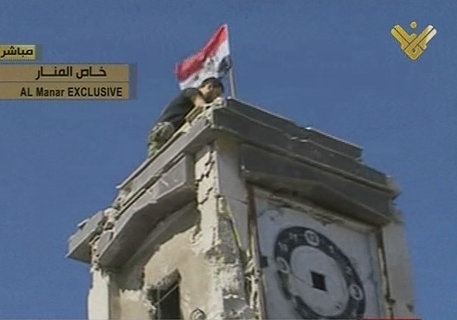Syrie/la fameuse horloge au centre de Qousseir
