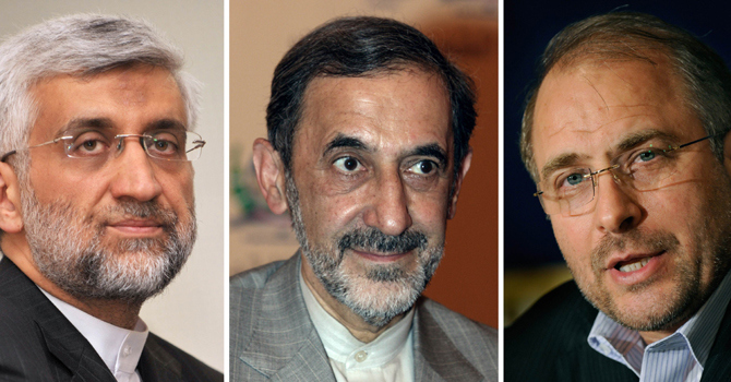 Iran/Jalii, Velayati et Qalibaf