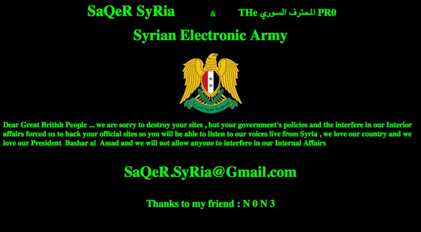 L’Armée électronique syrienne pirate les comptes Twitter et Facebook d’Obama
