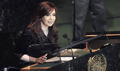 Censure à l’ONU: Kirchner a fustigé les mensonges des puissances occidentales