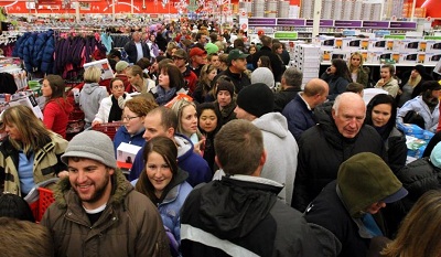 USA: magasins moins fréquentés pendant le Thanksgiving et 