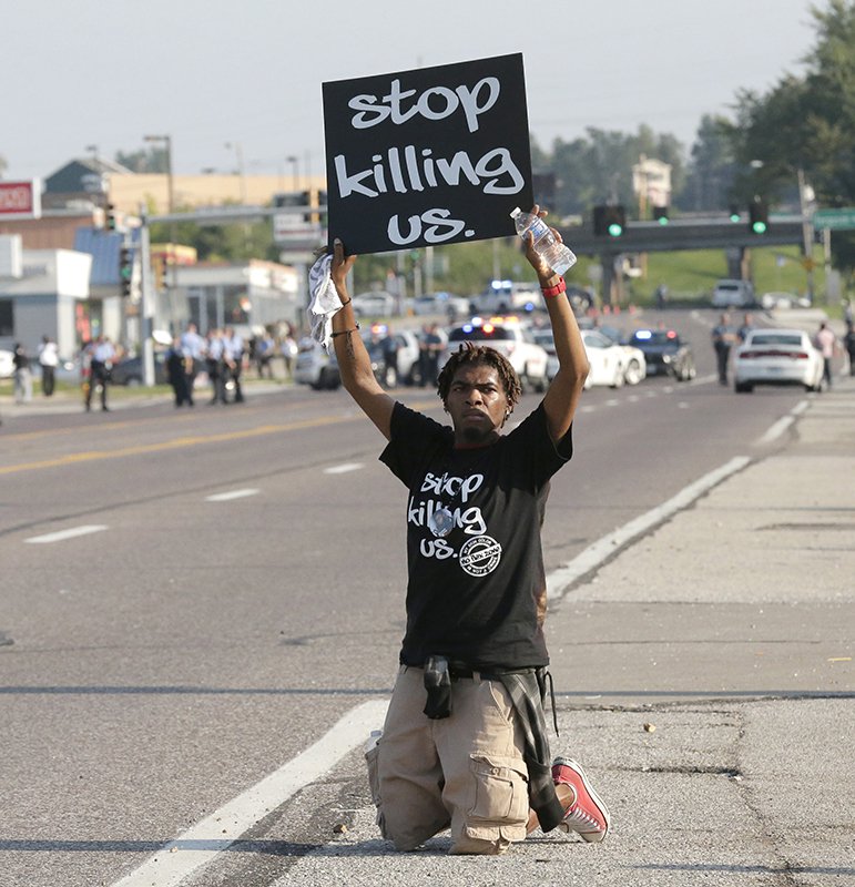 Ferguson : les problèmes noirs et blancs de la démocratie (photos)