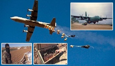 Des avions US larguent des armes à Daesh en Irak