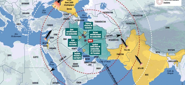 MO: Toutes les bases US à la portée des missiles iraniens!!