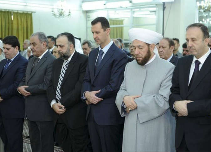 Le président Assad participe à la prière d’al-Fitr à Damas