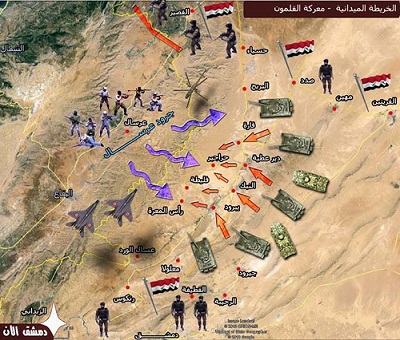 Bataille de Yabroud lancée : 40 miliciens du Front al-Nosra tués