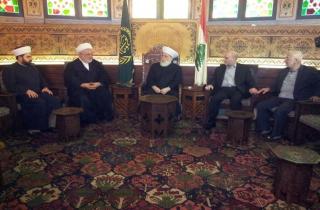 Une délégation du Hezbollah rend visite au Mufti de la République..