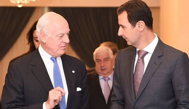 Assad: l’initiative de De Mistura mérite d’être étudiée