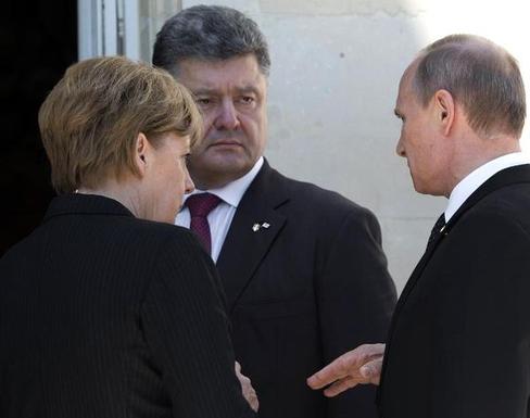 Poutine et le président ukrainien se parlent, 