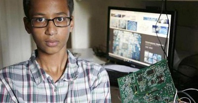 Ahmed, 14 ans, arrêté au Texas pour une horloge bricolée à la maison