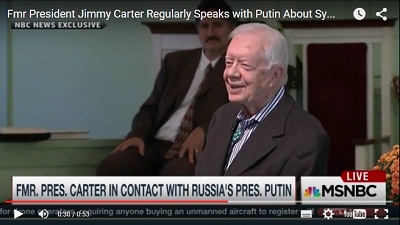 Oui, Jimmy Carter a transmis à la Russie les positions de Daesh en Syrie