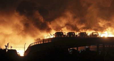 Chine: 44 morts et plus de 500 blessés dans l’explosion d’un entrepôt à Tianjin