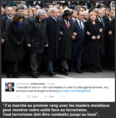 Les ridicules de Netanyahu à Paris.