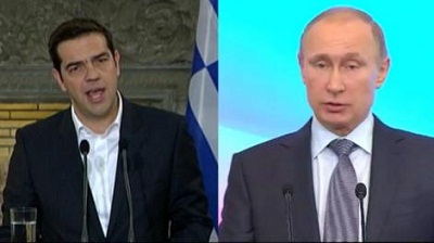 Poutine et Tsipras évoquent l’Ukraine et le projet South Stream