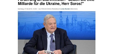 Soros : L’Europe doit devenir comme l’Ukraine !