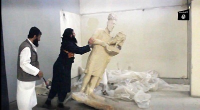 Irak: Daesh a détruit des sculptures pré-islamiques