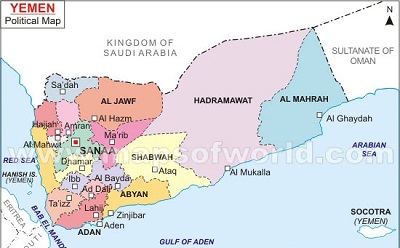 Excepté Hadramout,la majeure partie du Yémen conquise par l’armée et les Houthis