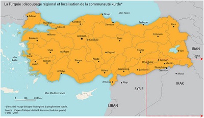 Les Kurdes de Turquie soupçonnent avoir été 