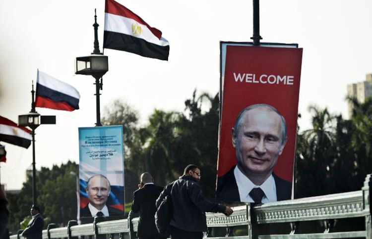 Poutine en Egypte pour tenter d’y accroître l’influence de la Russie