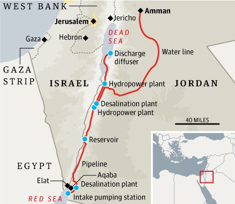 Le projet du canal de la mer morte tuera la cause de la Palestine