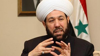 Mufti Syrien: l’Occident souffre de l’impact de son soutien au terrorisme