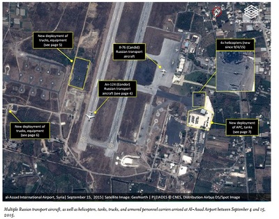 Le premier mouvement important de Russie en Syrie