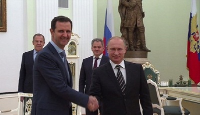 Bachar al-Assad a rencontré Vladimir Poutine à Moscou mardi soir