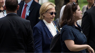 Souffrant d’une pneumonie, Hillary Clinton fait un malaise