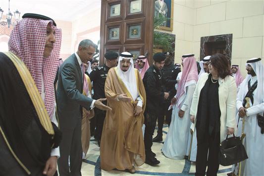 Quand Obama rencontre le roi Salmane..