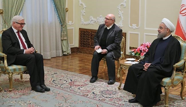 Quand Steinmeier rencontre le président Rohani...