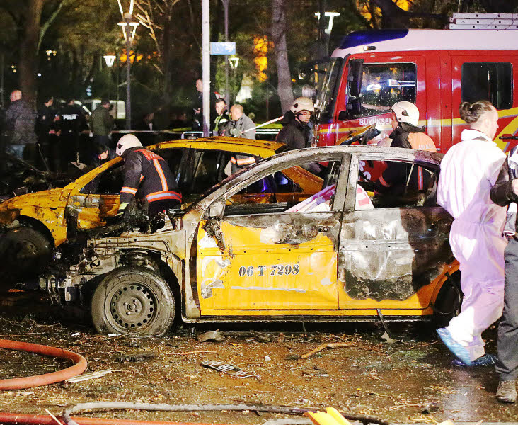 Turquie: un nouvel attentat fait 34 morts au coeur de la capitale Ankara