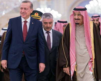 Erdogan reçoit le roi d’Arabie pour renforcer leur alliance