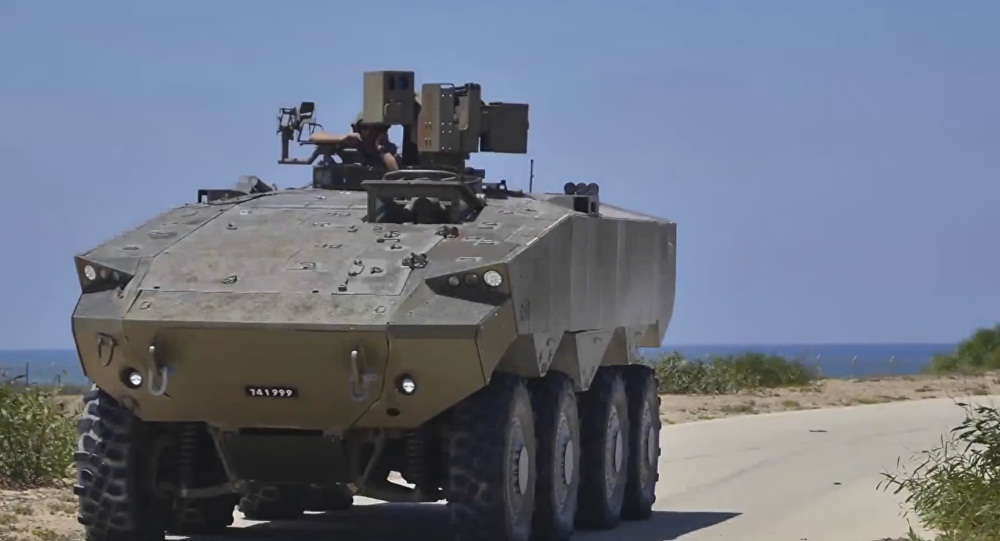L’armée israélienne présente son premier véhicule blindé à roues