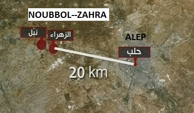 Syrie: l’armée progresse au nord d’Alep : bientôt Noubbol et Zahra libérées