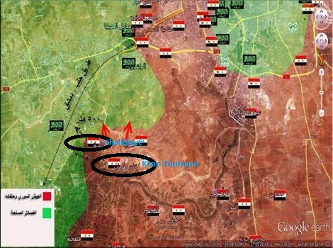 Alep : le front al-Nosra et Cie violent la trêve et attaquent Khan Toumane