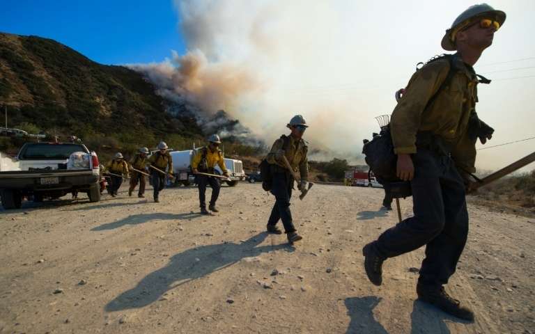 Californie: l’incendie de Blue Cut poursuit ses ravages  
