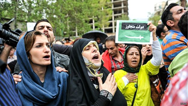 Des milliers d’Iraniens manifestent contre Riyad après leur exclusion du hajj