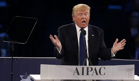 Donald Trump enfume le lobby pro-israélien AIPAC