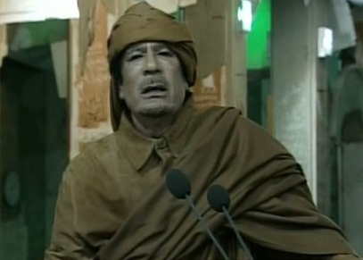 Libye: pour Kadhafi, les manifestants servent les intérêts de Ben Laden