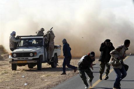 Bréga: un déluge de feu s’abat sur les rebelles libyens