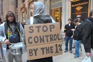 Les manifestants d’’’Occupy Chicago