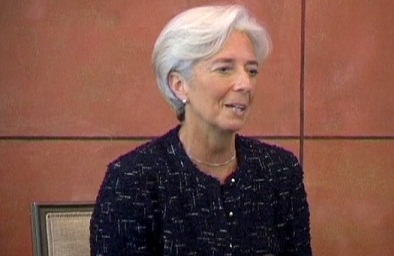 Lagarde en Chine dit craindre une 