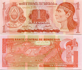 La moneda en Honduras