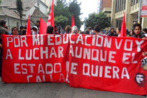 La lucha de los estudiantes colombianos por la universidad p&uacuteblica