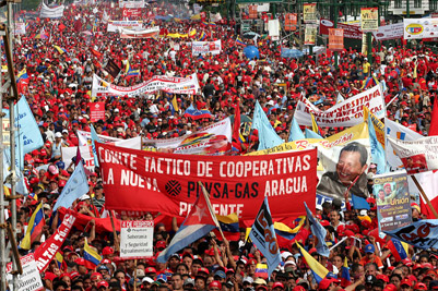 Organizaciones de AL y Espa&ntildea se Solidarizan con la Revoluci&oacuten Bolivariana