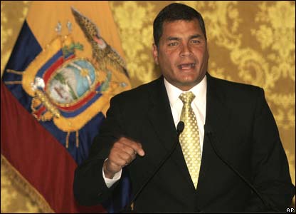 Correa Agradece el Apoyo Latinoamericano a Ecuador