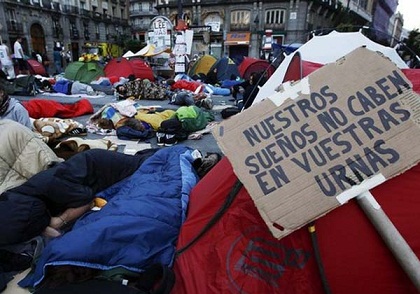 Se Extienden las Protestas en Espa&ntildea contra la Pol&iacutetica de Rajoy